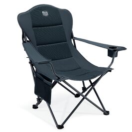 Кемпінговий стілець Timber Ridge складаний, до 180 кг, з регурованою спинкою (3 положення), підлокотниками, тримачем для напоїв та бічною кишенею, ширина сидіння 62 см
