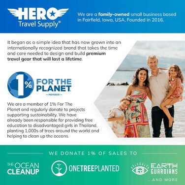 Зонт HERO Reise - вітростійкий, компактний, зелений