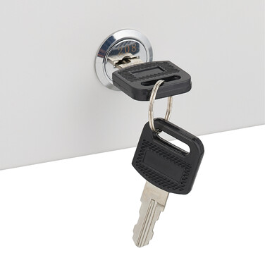 Relaxdays White Wall-Mounted Cup Holder