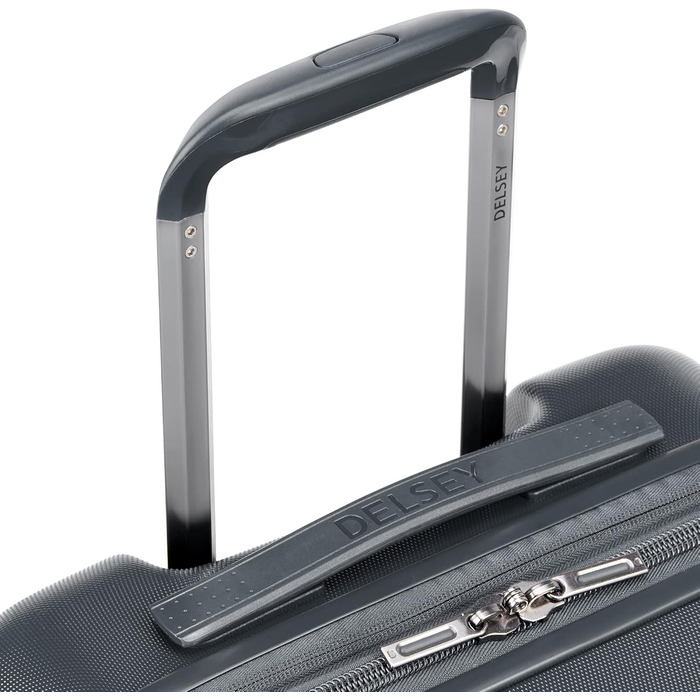 Набір валіз DELSEY PARIS Comete 3.0 (20/24/28) сірий (Графіт/Природний колір), жорсткий корпус, розширюваний, на спін-колесах