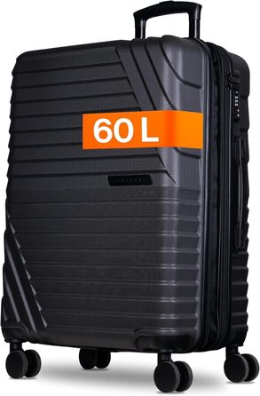 Валіза Cocoono Hartschalenkoffer велика ємністю 95-104 л з 8 колесами, поворот на 360°, ABS-пластик, TSA-замок, телескопічна ручка, сірий колір