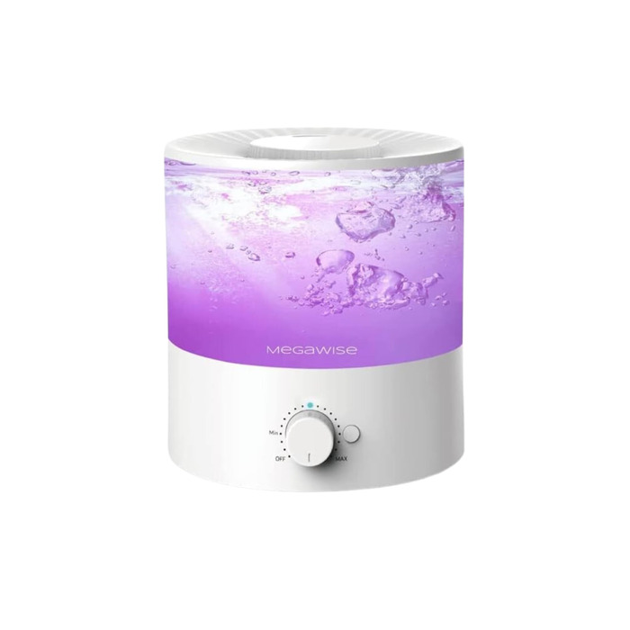 Зволожувач повітря H1-XIT 2 шт. 2L, без витоку, для дитячої кімнати, спальні, вітальні, білий + білий (середній, блакитний)