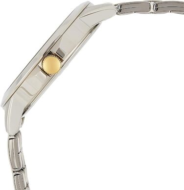 Чоловічий годинник Citizen з кварцовим механізмом на чормому ремінці