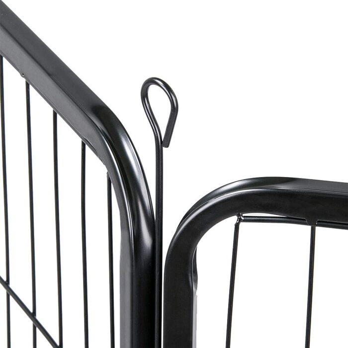 Забіг для цуценят Yaheetech 16-панельний, 60 см заввишки, для собак, кроликів, щурів, з 2 дверцятами, для дому та вулиці