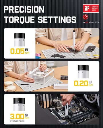 Акумуляторний шуруповерт Fanttik E1 MAX, 50 в 1, прецизійний набір з магнітом, 2 швидкості, для ремонту iPhone, ноутбуків, окулярів