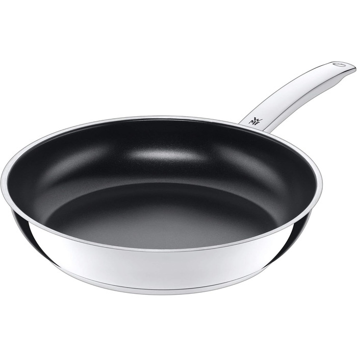 WMF Durado Induction Nonstick Fry Pan - 28cm Cromargan Stainless Steel with Ceramic Coating, Oven-Safe