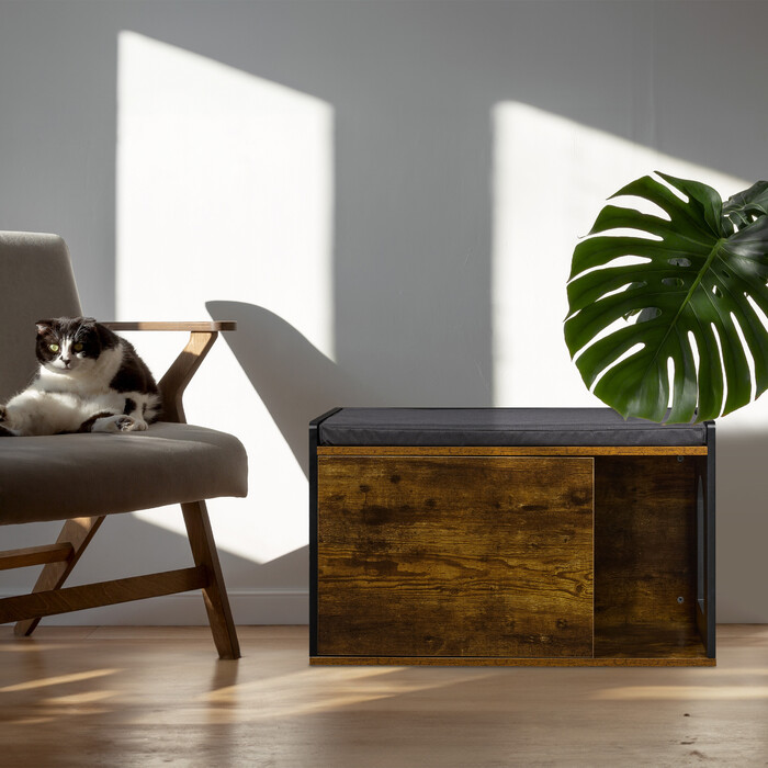 Relaxdays Cat Cabinet in Industrial Design
