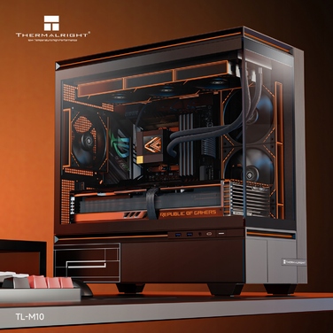 Корпус Thermalright TL-M10 Black, Midi Tower, чорний