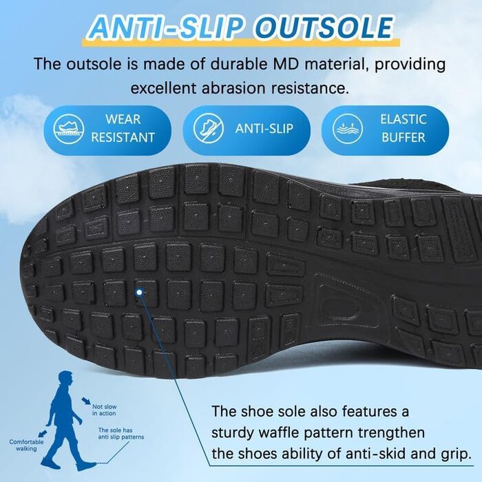 Жіночі кросівки для бігу та фітнесу: зручні та легкі, з повітряною подушкою, чорного кольору (39 EU)