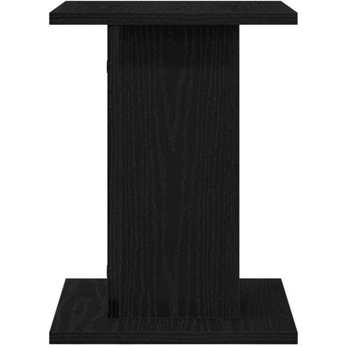 Підставка для акустики vidaXL, 2 шт., дерев'яна, чорна ельха, 30x30x40 см, для Hi-Fi, домашнього кінотеатру, покращений звук