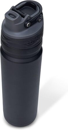Contigo Free Flow Stainless Steel Water Bottle, 100% Leak-Proof, Large BPA-Free Insulated Thermo Water Bottle, Keeps Drinks Cold for Up to 29 Hours, Premium Outdoor Iso-Sport Bottle, 700 ml