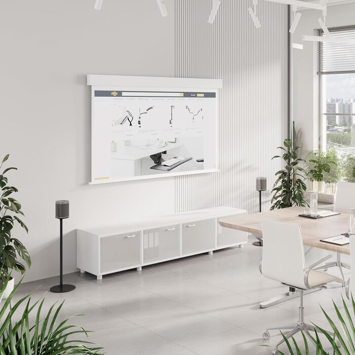 Підставка для колонок RICOO LH054-F (1 шт.) з кабельною організацією для Sonos One, One SL, Play:1. Стабільна підставка, бокс-фут, для колонок Sonos