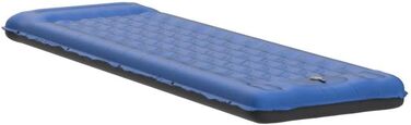 Isomatte Camping Mat - Self-Inflating Sleeping Pad, 12cm Thick, Compact, Waterproof Air Mattress with Foot Pump & Pillow, Anti-Ripstop Sleeping Mat for Hiking & Beach - Blue