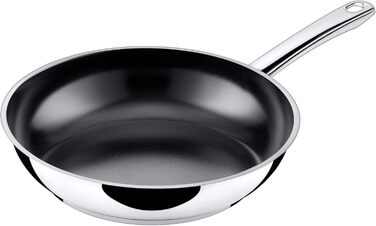 Silit Talis 24cm Induction Nonstick Fry Pan - Stainless Steel with Ceramic Coating, Oven-Safe, Transparent Lid