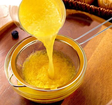 Ситечко кухонне 7 см з нержавіючої сталі, дрібний сито для чаю, борошна, рису, макаронів, овочів та фруктів. Довговічне кухонне приладдя.