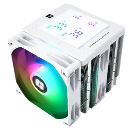 Кулер для процесора Thermalright Peerless Assassin 120 Digital ARGB White — двовежевий повітряний охолоджувач з цифровим дисплеєм, для AM4/AM5, Intel LGA1851/1700/1200