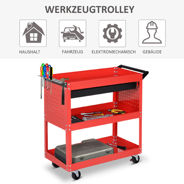 HOMCOM Garden Bench, 60 kg Weight Capacity, Red, Weatherproof & Stable, Ideal for Garden & Patio