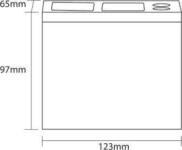 Підставка для електричної зубної щітки Sealskin Grace, органайзер для щітки, насадок та пасти, полирезин, білий, 6 x 12.3 x 10.2 см