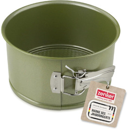 Форма для випічки Zenker Springform Ø 18 см з високим бортиком – зелена, сталева, з антипригарним покриттям