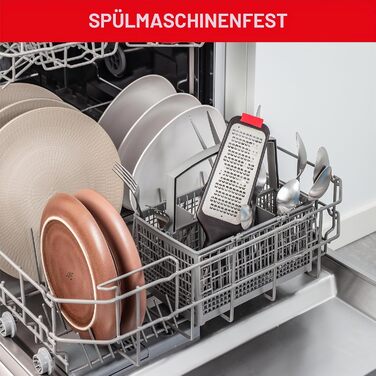 Tefal Ingenio K20707 Універсальна тертка для овочів та фруктів, чорний/червоний/нержавіюча сталь, для посудомийної машини