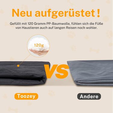 Захист для багажника автомобіля Toozey для собак: стежка, міцна, з бічним захистом та захистом краю вантажного відсіку | Водонепроникний килимок для собак в авто з міцною поверхнею | Захищає від подряпин та шерсті (208 * 138 см)