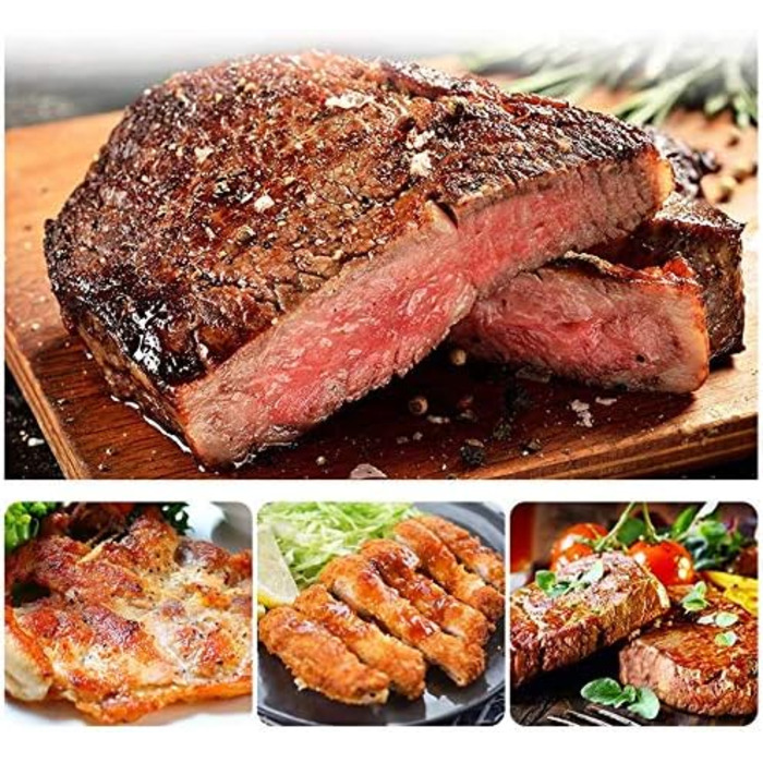 Кухонний молоток для м'яса PIQIUQIU з нержавіючої сталі 304 (подвійний)