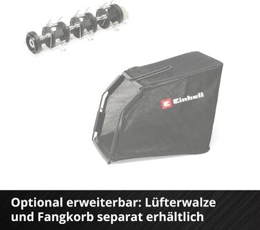 Einhell Cordless Scarifier GC-SC 18/28 Li-Solo Power X-Change (Li-Ion, 18 V, brushless electric motor, 28cm cutting roller, 3-stage working depth adjustment, without battery & without charger)