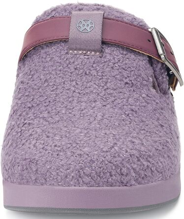 Тапочки халатні жіночі та чоловічі з підкладкою Polar Fleece, зимові, теплі, зручні, халатні, для дому, саду, пляжу, фіолетові (40 EU)