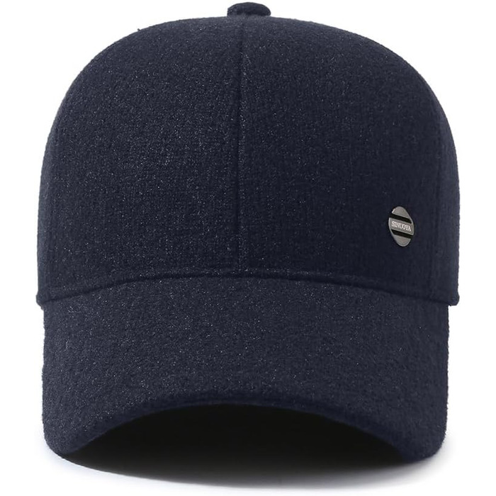 Кепка YAMEE для чоловіків, зимова бейсболка з відкидним навушником, тепла шапка-кепка, універсальний розмір (2361*ДНК)