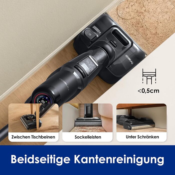 Вертикальний миючий пилосос Tineco Floor ONE S7 Stretch Ultra з функцією FlashDry та системою DualBlock