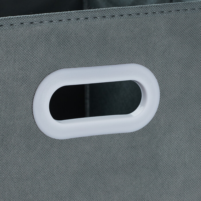 Set of 4 Grey Storage Boxes