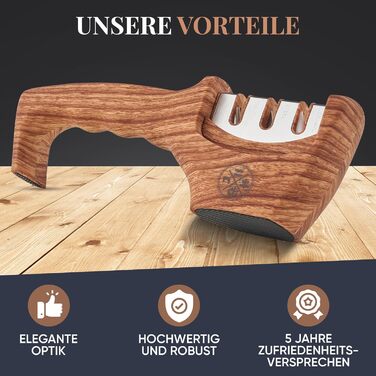 Точилка для ножів From Mom by FM – професійна, ергономічна | Точильний камінь, шліфувальник ножів