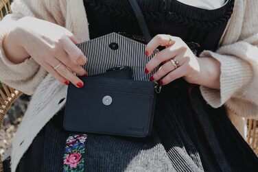 Сумка-бананка Skaard з екошкіри чорного кольору – 3-в-1 (crossbody, на пояс, унісекс) з регульованим ремінцем