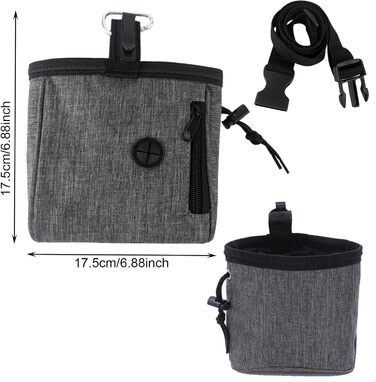 Водонепроникна сумка для ласощів для тварин AYNKH, професійна сумка для тренування цуценят та собак, з регульованою застібкою, багатофункціональна для подорожей та відпочинку на природі