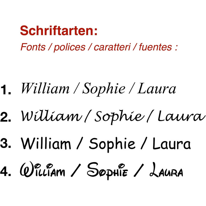 Дитячий столовий прилад Kinderbesteck з гравіюванням імені/мотива 'Teddy Bärchen' (ведмедик), 1 або 4 шт. у наборі, з нержавіючої сталі, гравіювання стильною літерою