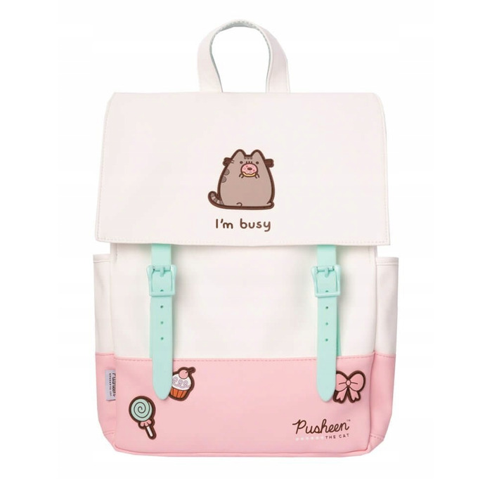 Шкільний рюкзак Pusheen Grupoerik однокамерний, рожевий, багатоколірний, 13 л