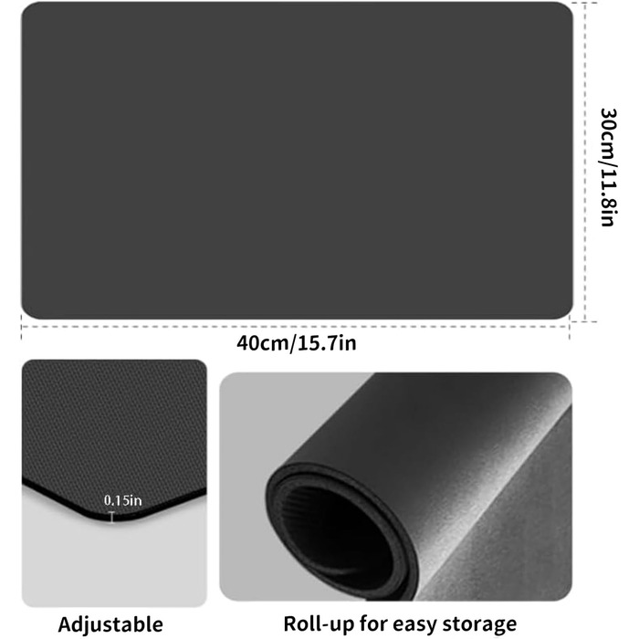 Килимок для сушіння посуду Abtropfmatte 60x50 см, швидковисихаючий, сірий. Підкладка для кухні, кавоварки