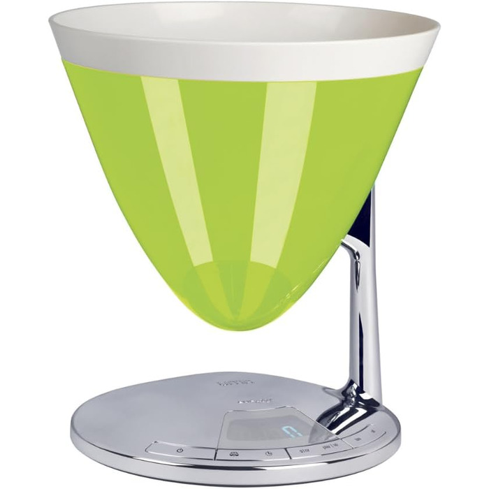 Кухонні ваги Bugatti Uma з таймером та електронним дисплеєм, 3 кг, зелений колір