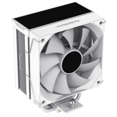 Кулер CPU GAMEMAX SIGMA 550 Infinity Weiß: 220W, 5 Heatpipes, ARGB PWM 120mm, LGA1851/1700/AM5/AM4