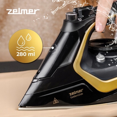 Парова праска Zelmer ZIR2620, 2600 Вт, керамічна підошва, 280 мл
