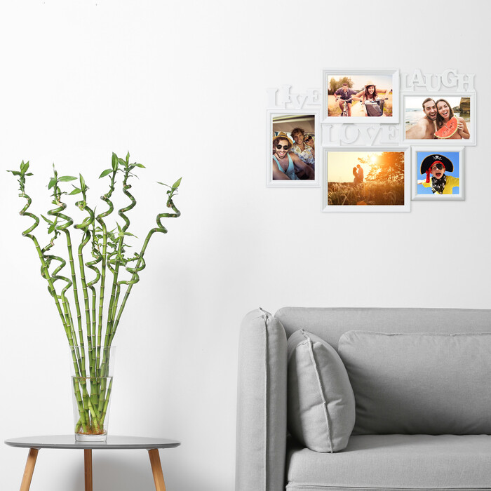 Relaxdays Picture Frame - Live, Love, Laugh