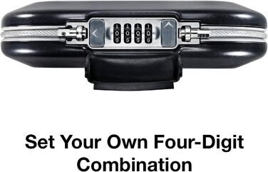 Master Lock 5900D Combination Portable Safe - Gunmetal Grey, 9-17/32 in. Wide