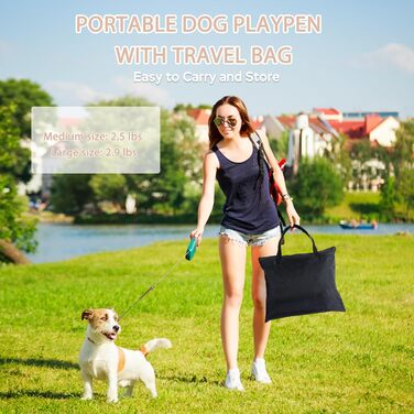 Льох для собак з водонепроникним килимком, портативний клітка для домашніх тварин, клітки для котів для дому, дихаюча сітка, складаний, для собак, котів та кроликів, для подорожей, Бежевий, розмір M (Д x Ш x В): 80 x 50 x 55 см