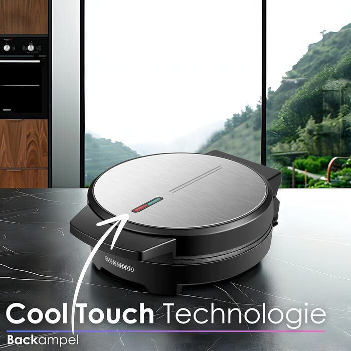 Електричний вафельниця-контактний гриль 1000 Вт | Вафельниця для сердечок | Paninigrill | Вафельниця-тостер | Антипригарне покриття | Cool-Touch |