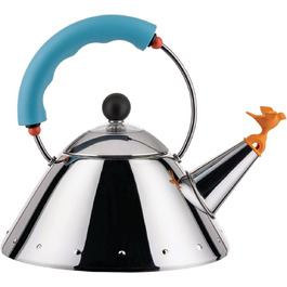 Чайник Alessi 1 л, світло-блакитний, модель 9093/1 Laz, нержавіюча сталь