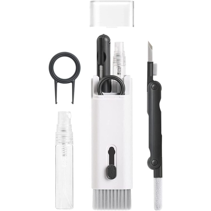 Набір для чищення 7 в 1: клавіатура, екран, AirPods Pro, ноутбук, телефон, монітор, камера