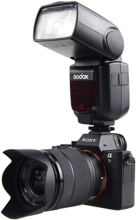 Спалах Godox TT600S 2.4 GHz з дистанційним керуванням для камер Sony A6000/A6300/A7/A7S/A7R/a7mii/a7sii/a7rii/a7smii, чорний
