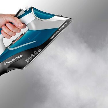Праска Russell Hobbs 25090-56 з парою, керамічна підошва, самоочищення, антиналіт, 2600W