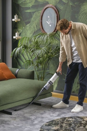 Вертикальний пилосос Hoover HFX20H 011, білий