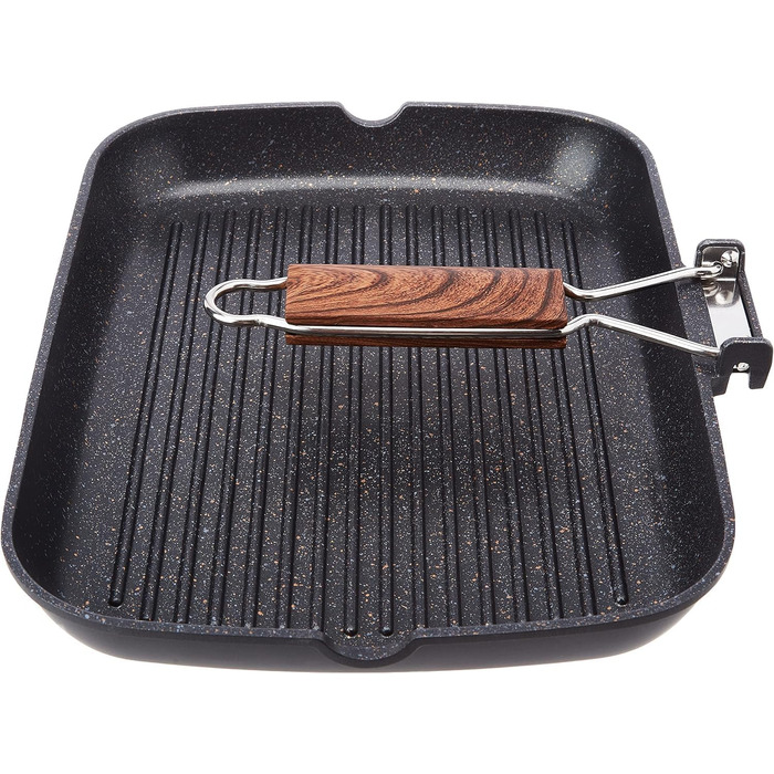 Сковорода-гриль Wecook! Ecochef 34x24 см алюмінієва з антипригарним покриттям